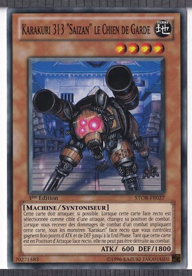 Karakuri 313 ''Saizan'' der Wachhund 1. Auflage - STOR-FR027 - Yu-Gi-Oh Karte DE