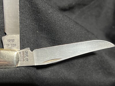 Case XX Vintage USA 6207 SP SSP 1993 Brown Bone Handle Folding
