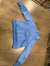 Kids Blue Turtleneck Hoodie Size 9-10