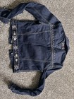 TOMMY HILFIGER Women's Sz Sm Denim Jean Jacket W/ Flower Stitching Vintage — photo 2