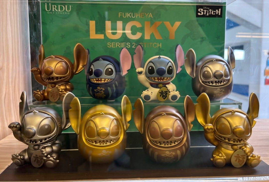 Urdu Disney Fukuheya Lucky Stitch Set Of 8 Pcs Different Style | eBay
