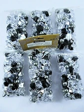 Decorative Bowl Fillers Table Scatters Acrylic Clear Black Silver 6 Packages