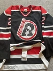 Game Worn Richmond Sockeyes 90’s CCM Hockey BCHL Jersey Used Black 58 #2