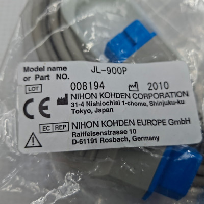 Nihon Kohden SPO2 Connection Cord JL-900P
