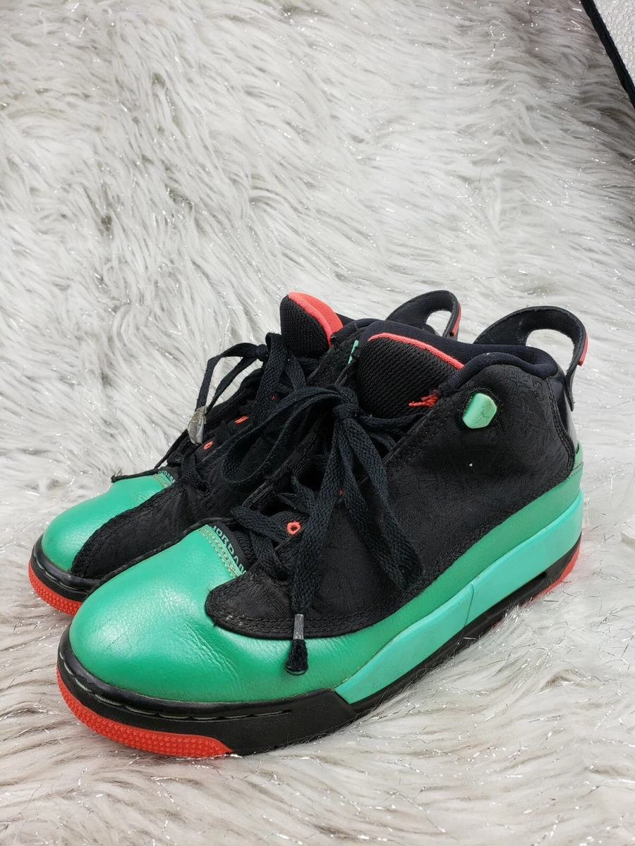 Nike Air Jordan Dubzero 2014 725742-035 Youth Size 5.5Y / 38 Black Green  Pink | eBay