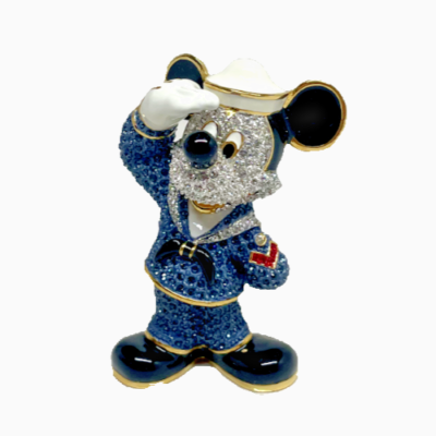 ミッキー　25周年フィギュア　Arribas Brothers スワロフスキー Disney Parks Arribas Brothers Navy Mickey Swarovski® Crystal