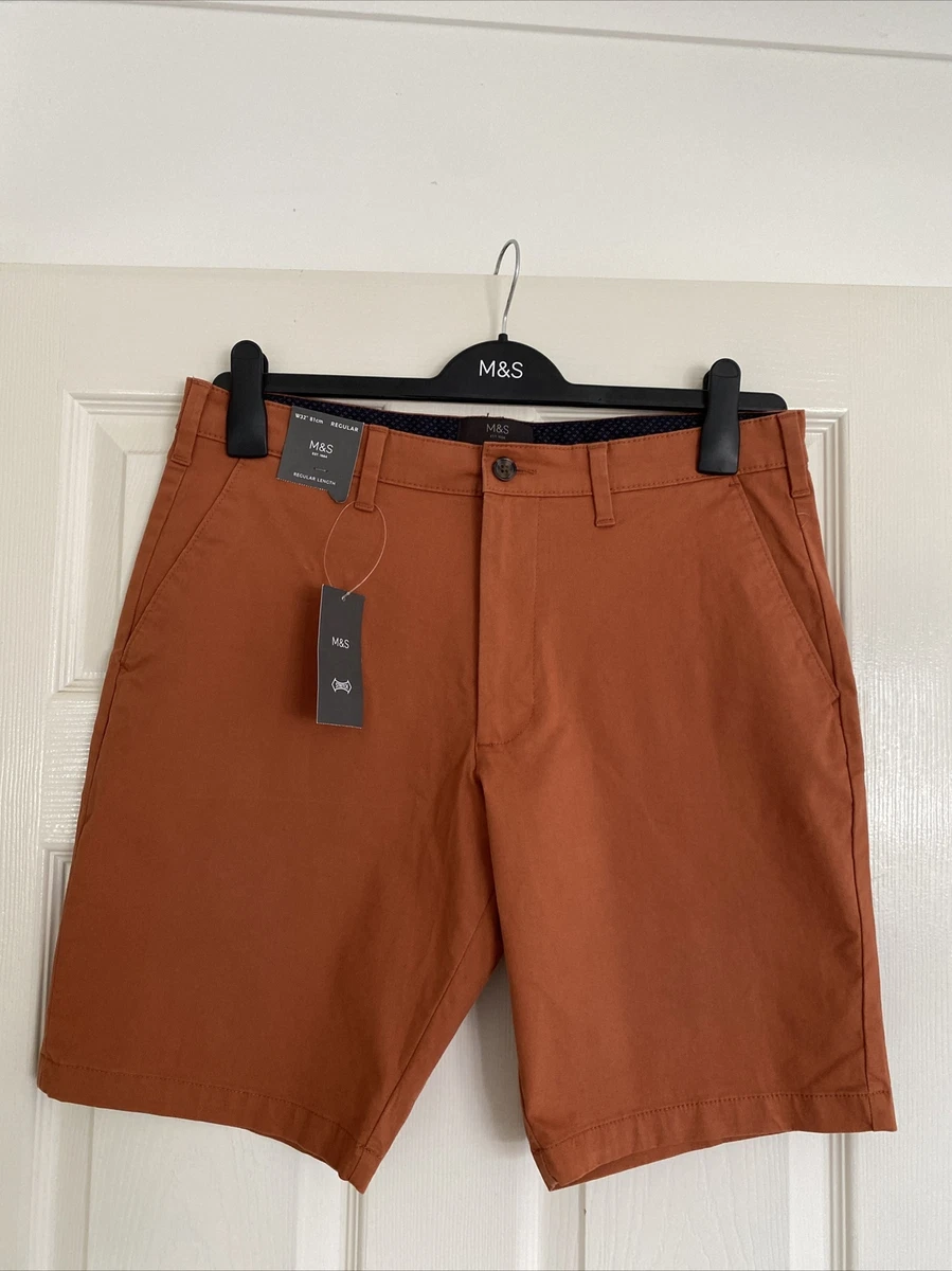 M and s mens chino shorts clearance