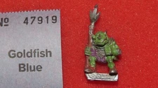Games Workshop Warhammer Goblin with Halberd Goblins Metal Iron Claw WD 107 GW