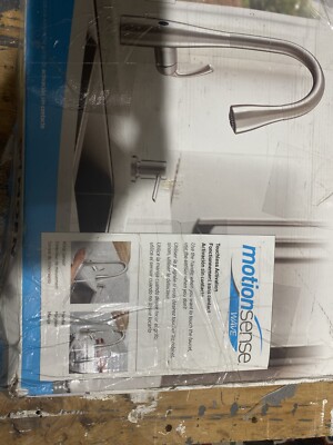Moen Essie 87014EWSRS Kitchen Faucet Motion Sense Wave Touchless Faucet Stainles