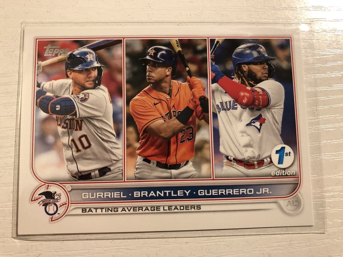 2022 Topps Series 1 First Edition Vladimir Guerrero Jr. AVG LL 165 