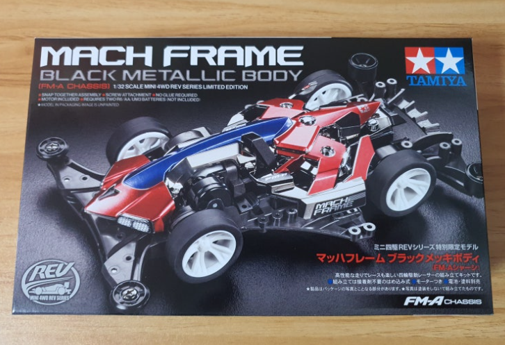 Tamiya Mach Frame Black Metallic Limited Edition FM-A 1/32 Mini