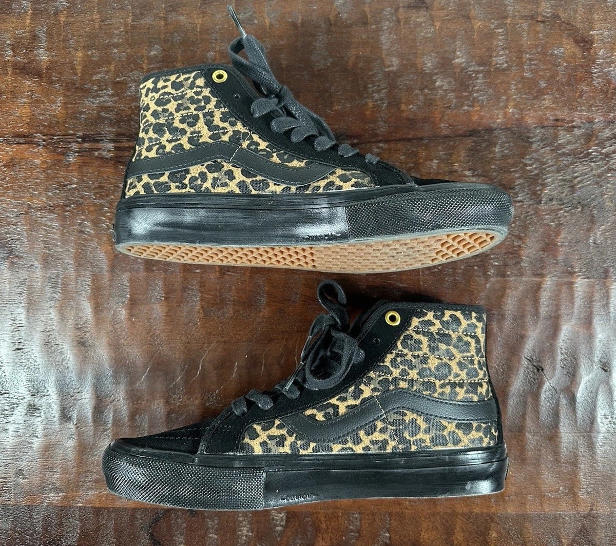 Vans skate Sk8-Hi Decon Cher Strawberry Cheetah Skateboarding
