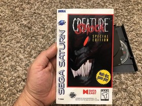 Creature Shock: Special Edition (Sega Saturn, 1996) CIB Complete w/ Both Discs