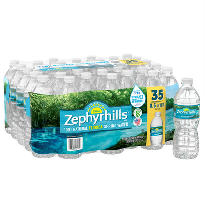 #ad #ad Zephyrhills Florida Spring Water 16.9 fl oz 35 Pack Plastic Bottles $15.00