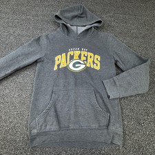 Green Bay Packers Sweatshirt Boys Medium Youth NFL Football Hoodie Team Apparel