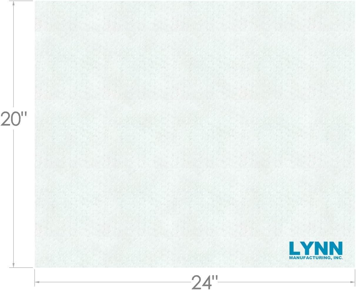 Lynn Manufacturing Universal Baffle Blanket, Blanket 1/2", White 