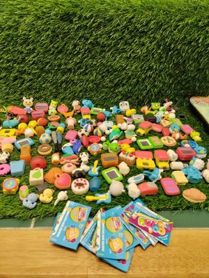 Gomu Erasers Eraserland Collectible Erasers  2011  - Lot of 100+