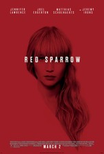 Red Sparrow US Poster Jennifer Lawrence 27x40in Double-sided Used 44m