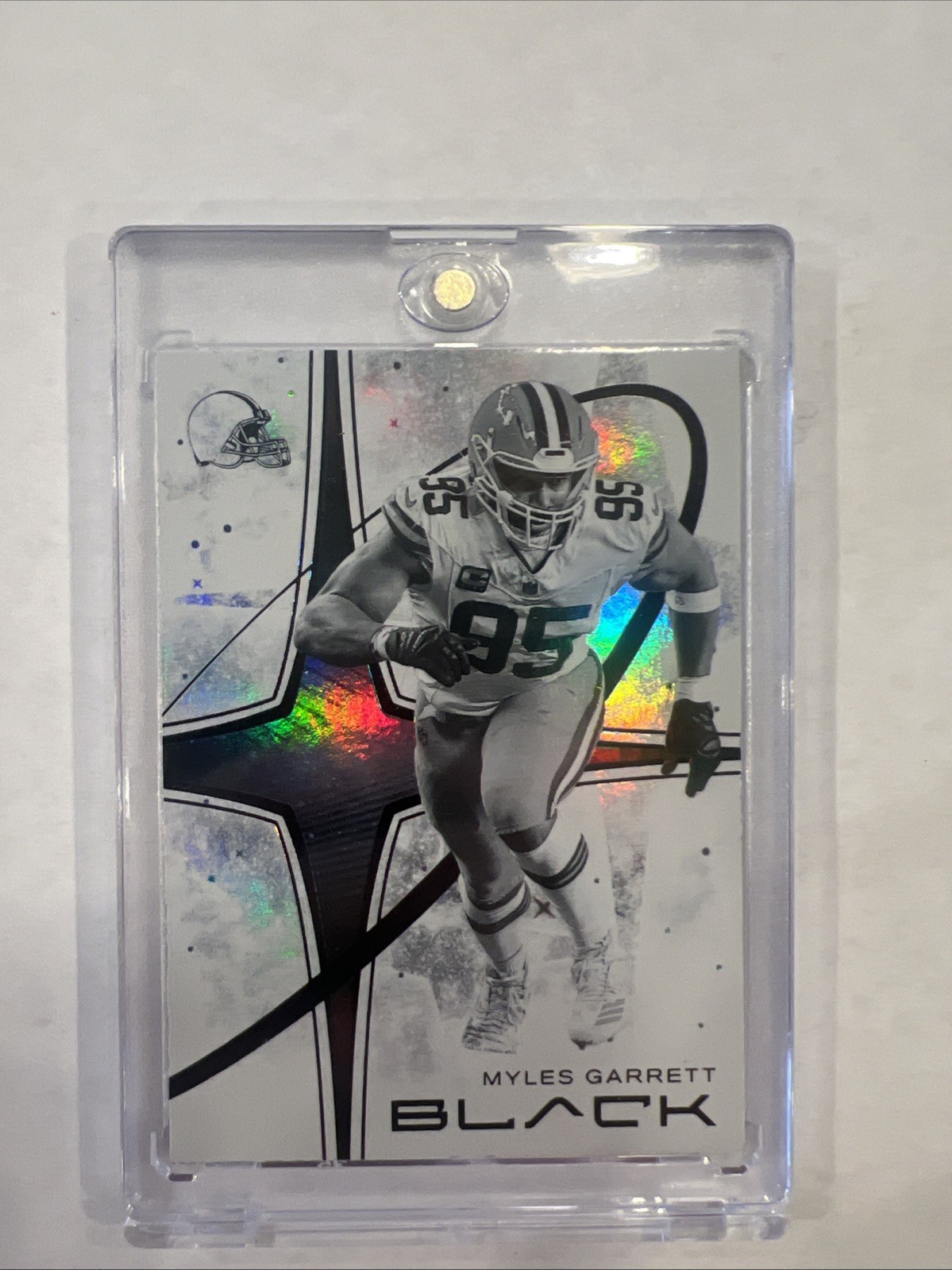 2025 Panini Black Myles Garrett White Night Case Hit #14