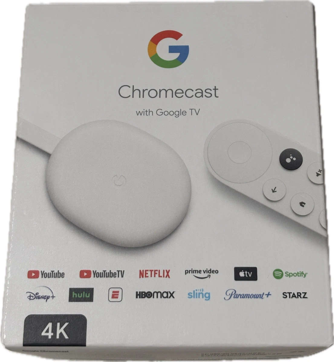 Google Chromecast with Google TV White 2160p Google Assistant