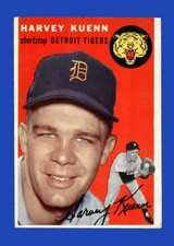 1954 Topps Set-Break # 25 Harvey Kuenn RC VG-VGEX *GMCARDS*