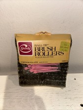 Vintage Goody Brush Rollers with Pins Ball Tip 14 Medium 9581/2 1982 NOS
