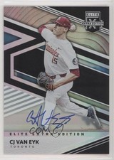 2020 Panini Elite Extra Edition Signatures CJ Van Eyk #42 Auto 0h28