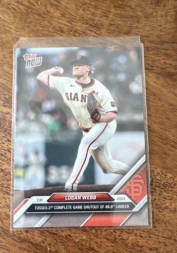 2024 Topps Now 501 Logan Webb