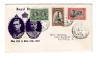 R681 Canada FDC - 1939 Royal Visit / Royal Train - Patriotic Cachet FDC Cover