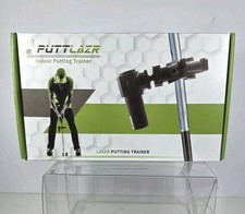 Indoor Golf Training Aid Green Line Putting Trainer Alignment Tool Men Open Box