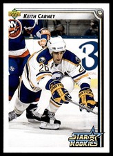 1992-93 Upper Deck !! Keith Carney Rookie Buffalo Sabres #402