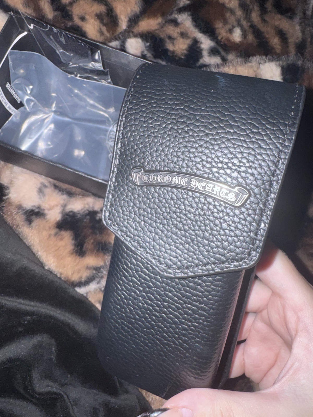 Chrome Hearts VAGILANTE BK/GP Square Black Full Rim Eyeglasses Plastic Frame thumbnail 4