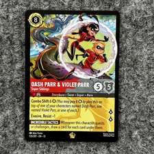 Disney Lorcana Attack of the Vine Dash Parr Violet Parr 133/207 Legendary