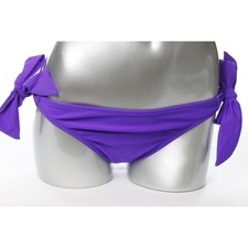 ABS Allen Schwartz Bright Purpler Bikini Bottom Womens 10 Swim Brazilian Purple