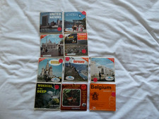 LOT OF 10 3PK GAF VIEW MASTER REELS COUNTRIES VATICAN BIRDS ALL BOOKLETS