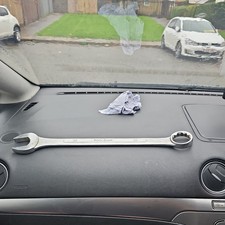 COMBINATION SPANNER 38mm 6150CRV MATT FINISH - TOOLZONE KDPSP185