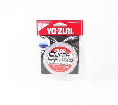 Yo Zuri Super Fluoro Fluorocarbon Leader 30yds 8lb 0.253mm R1483-NC (8618)