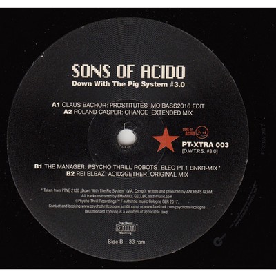 V.A. - Sons Of Acido [Down With The Pig Syste (Vinyl 12'' - 2020 - DE - Original)