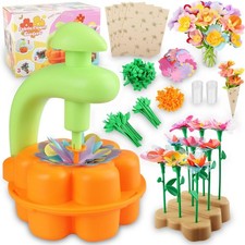 Fabric Flower Bouquets Toys, DIY Crafts Kits for Kids, Build Your Flower Bouq...
