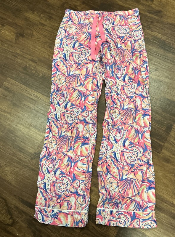 Lilly Pulitzer  Lounge Pants Shells Drawstring Waist Women’s Size S EUC