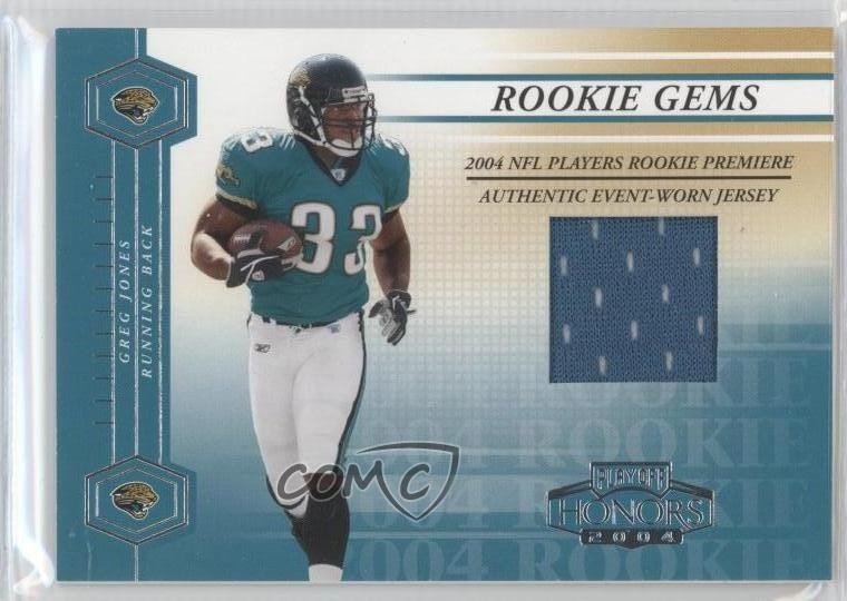 2004 Playoff Honors Rookie Gems 736/750 Greg Jones #219 Rookie RC 0a1