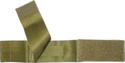 Nylon Watch Band with Hook Loop Closure (Olive)
