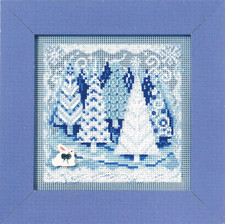 MILL HILL Buttons Beads Kit Counted Cross Stitch WINTER WONDERLAND MH14-9303