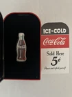 2024 Pamp Suisse Coca-Cola Bottle Shaped 1 oz Silver Bar with Metal Bank NEW