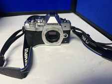 Olympus OM-D E-M10 Mark IV Mirrorless Camera - Silver Body Only No Lens Used