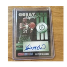 Panini 2020-21 NBA Hoops Great Significance Xavier McDaniel Auto #GS-XMC