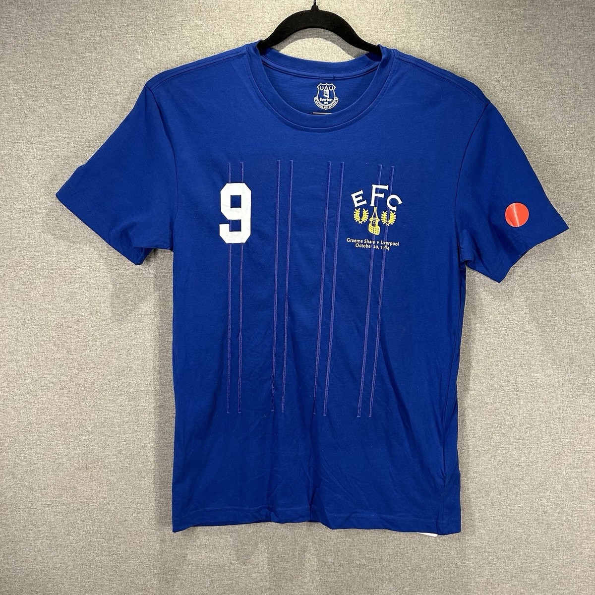 Everton Merchandise Graham Sharp Legend Men’s T-shirt Size Medium