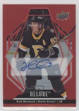 2022-23 Upper Deck Allure Red Rainbow Auto Brad Marchand #57 Auto u2v