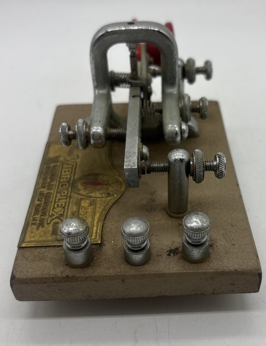 VTG Vibroplex Morse Code Key Paddle Manual Manipulator, Ham Radio