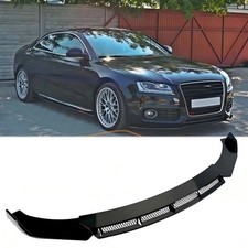 Glossy Front Bumper Lip Spoiler Splitter Body Kit For Audi A4 A5 A6 A7 S4 S5 Glossy Front Bumper Lip Spoiler Splitter Body Kit For Audi A4 A5 A6 A7 S4 S5